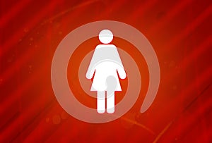 Male icon isolated on abstract red gradient magnificence background