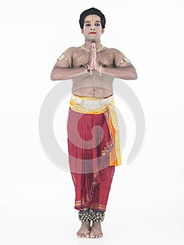 Male indian traditional dancer