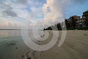 Male, Maldive Sea shore