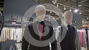 Male Mannequins in Store