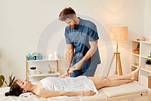 Male Massage Therapist in SPA