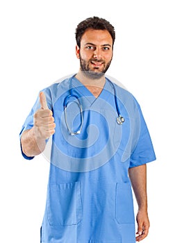 Male nurse portrait