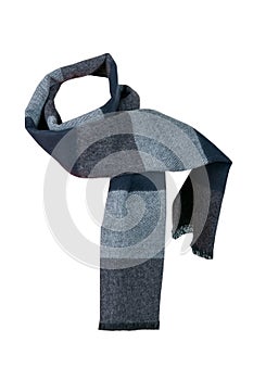 Male scarf Isolated on a white background.