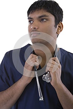 Male in Scrubs