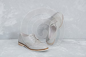 Male shoes. Men`s fashion leather shoes. Fashion concept.