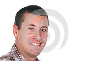 Male smiling