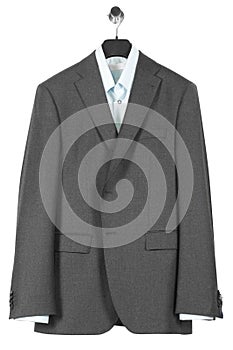 Male suit isolated on the white