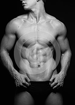 Male torso photo