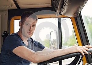 Male trucker.