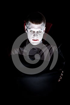 Male vampire portrait