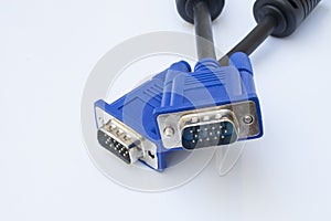 Male VGA cable connector