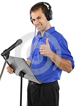 Male Voice Over Artist or Singer