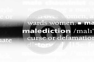 malediction