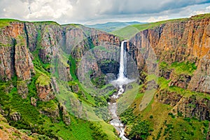 Maletsunyane Falls in Lesotho Africa