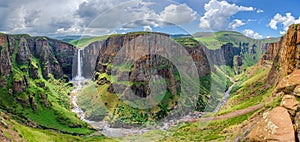 Maletsunyane Falls in Lesotho Africa