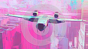 malfunction glitching drone