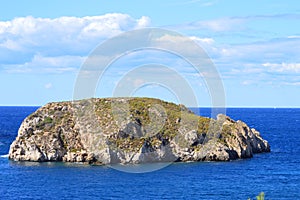 Malgrats Islands from Mallorca, surrounded by the Mediterranean Sea photo