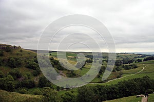 Malham Cove landscape in Yorkshire Dales