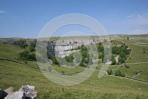 Malham Cove in Yorkshire Dales photo