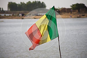 Mali Flag with the Niger