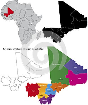 Mali map