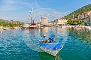 Mali Ston harbor on Peljesac