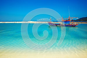 Malibu beach at Koh Phangan Island, Thailand