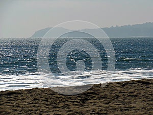 Malibu California Beaches with Coastline