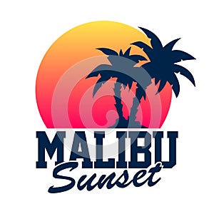 Malibu Sunset photo