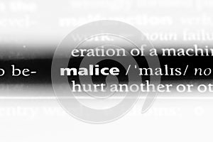 malice