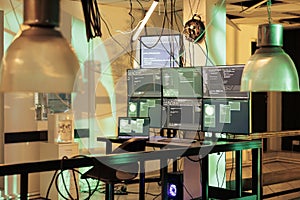 Malicious software code running on multiple computer screens