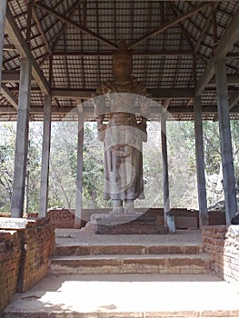 Maligawila awalokitheshwara lord budhdha statue in sri lanka.