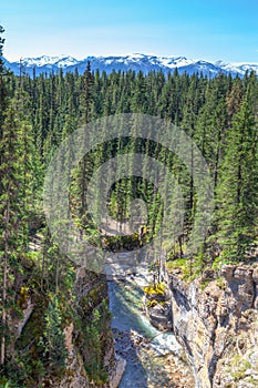 Maligne Canyon in Jasper National Park, Alberta, Canada