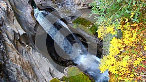 Maligne Canyon Waterfall