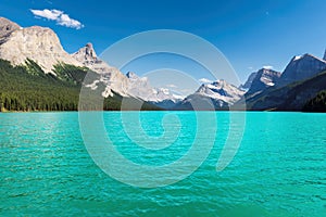 Maligne Lake in Jasper National Park