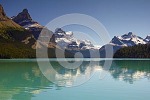 Maligne Lake in Jasper national park, Alberta, Canada