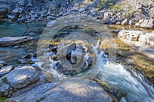 Maligne River, Jasper, Canada photo