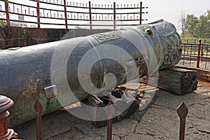 Malik-E-Maidan Cannon, Bijapur Fort, Bijapur, Karnataka, India