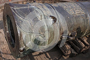 Malik-E-Maidan Cannon, Bijapur Fort, Bijapur, Karnataka, India