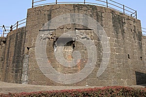 Malik-E-Maidan Cannon Point, Bijapur Fort, Bijapur, Karnataka, India