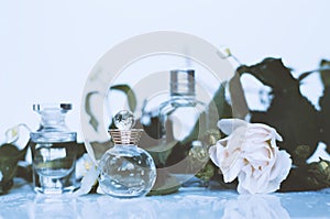 Mall perfumes with flowers