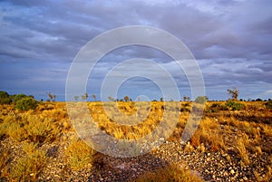 Mallee Desert Stormy Sky