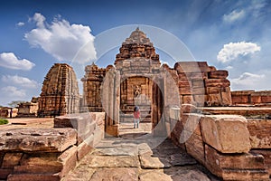 The Mallikarjuna Temple at Pattadakal temple complex, Karnataka, India