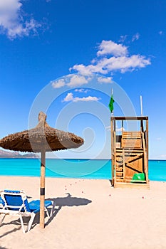 Mallorca Can Picafort beach in alcudia bay Majorca