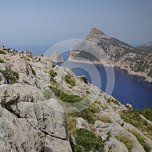   9 julio 2023 punto sobre el carreteras sobre el capa, balear islas 