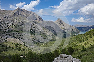 Mallorca, Spain - 12 June, 2023: Views along the GR221 trail through the Tramuntana Mountains, Mallorca photo