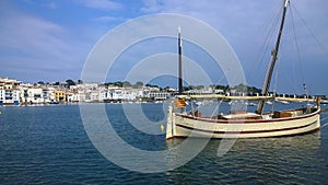 Mallorquina Fisherman's boat at Cadaques photo