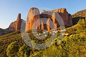 Mallos de Riglos in Huesca, Aragon