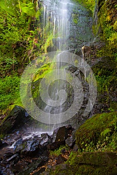 Mallyan Spout waterfall at Goathland,England