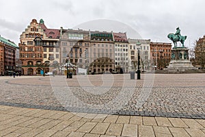 Malmo cityscape Stortorget